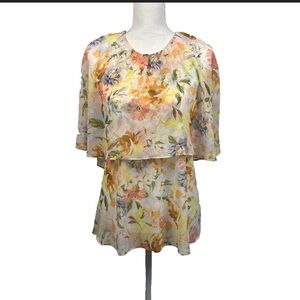 Zara Floral Blouse - Multicolor